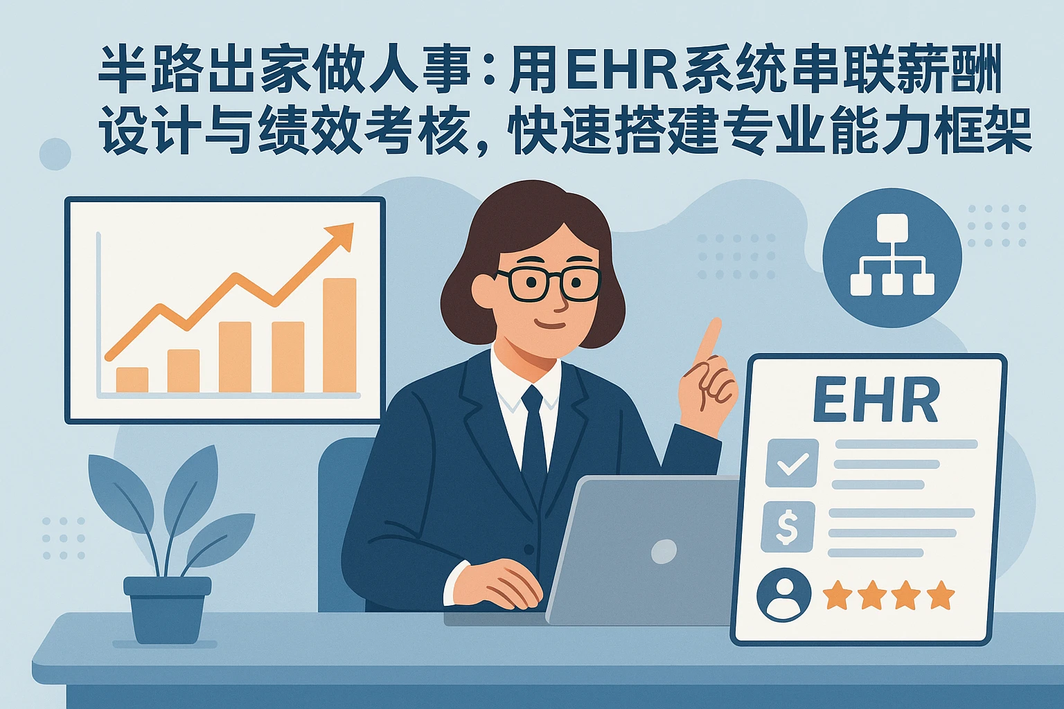 半路出家做人事:用EHR系统串联薪酬设计与绩效考核,快速搭建专业能力框架
