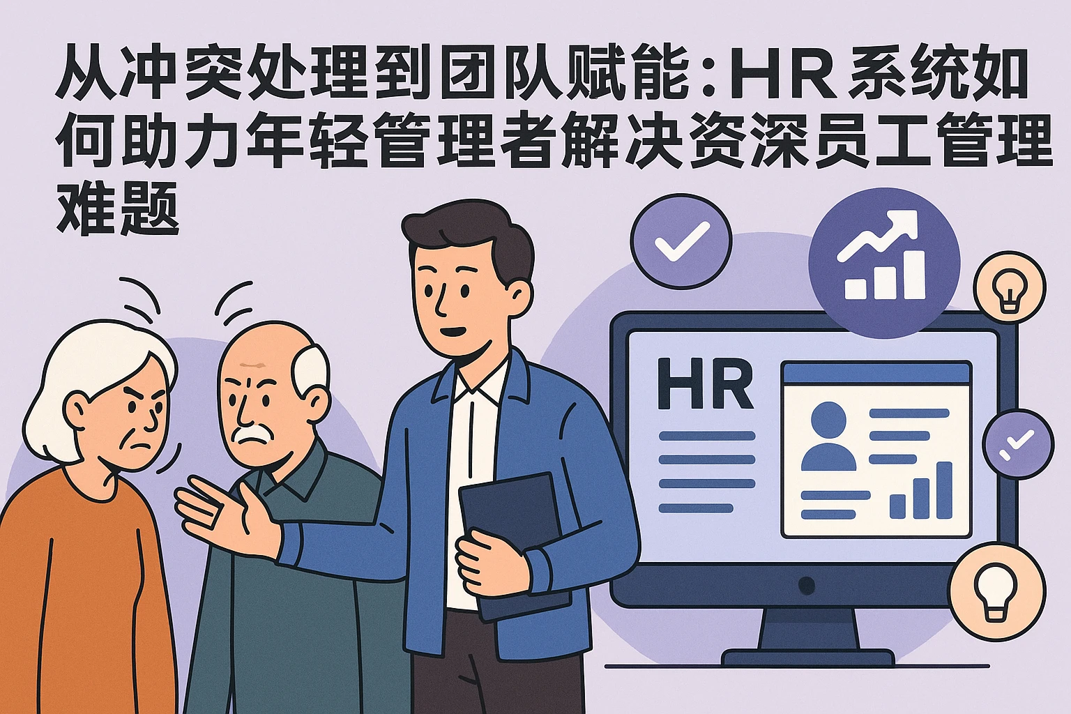 从冲突处理到团队赋能：HR系统如何助力年轻管理者解决资深员工管理难题