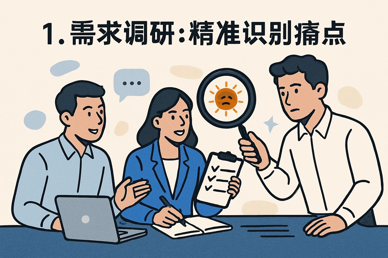 1. 需求调研：精准识别痛点