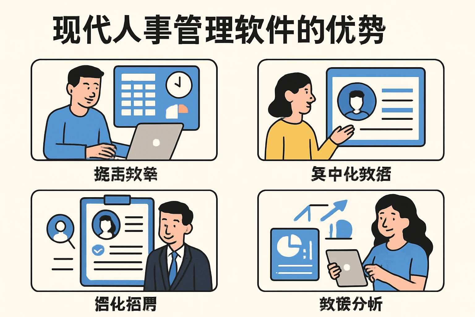 现代人事管理软件的优势