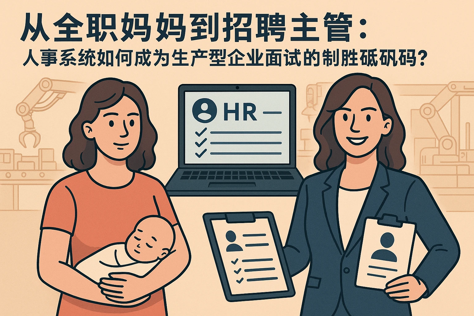从全职妈妈到招聘主管：人事系统如何成为生产型企业面试的制胜砝码？