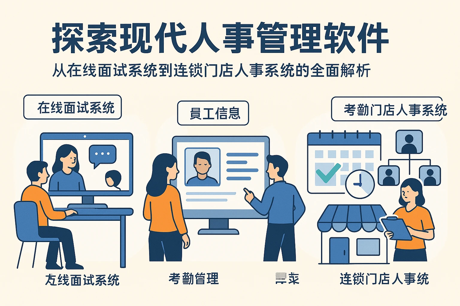 探索现代人事管理软件:从在线面试系统到连锁门店人事系统的全面解析