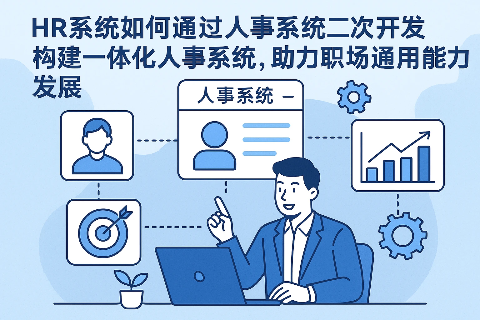HR系统如何通过人事系统二次开发构建一体化人事系统,助力职场通用能力发展