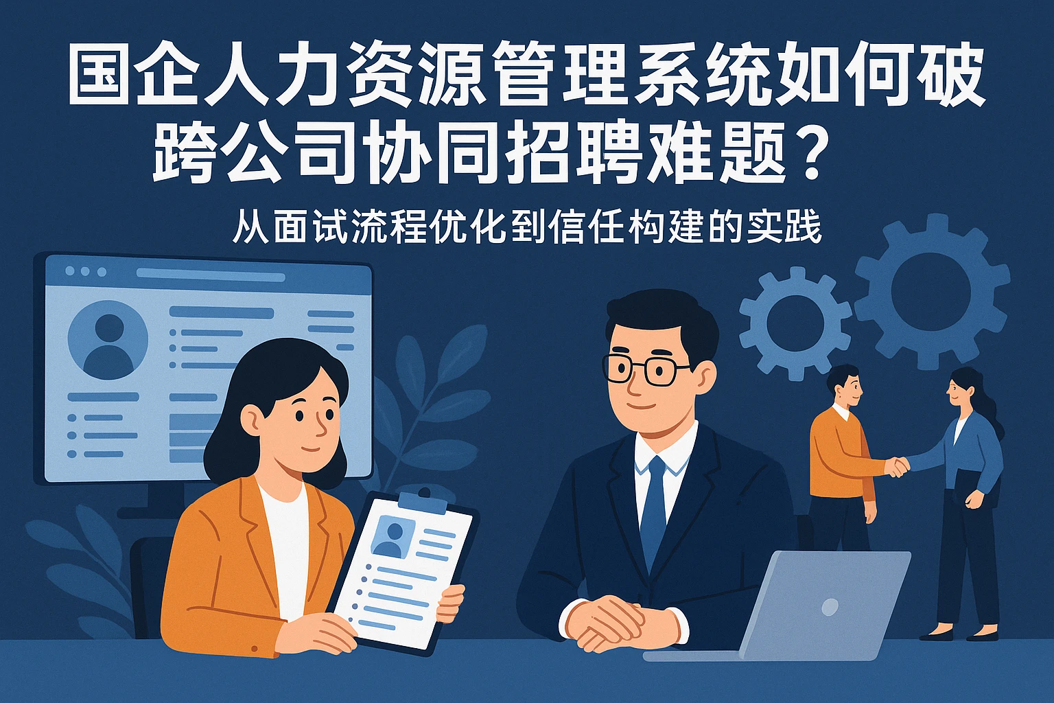 国企人力资源管理系统如何破解跨公司协同招聘难题？从面试流程优化到信任构建的实践