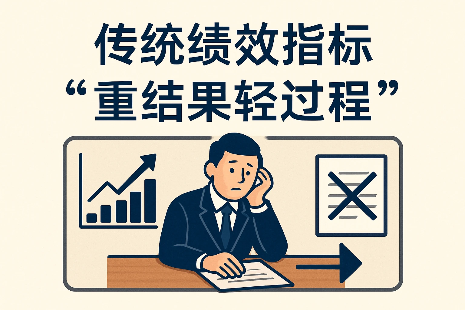 1.2 传统绩效指标“重结果轻过程”