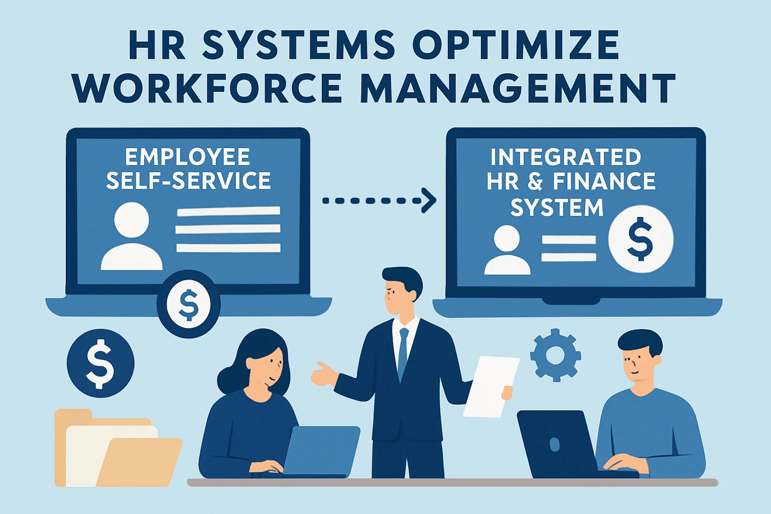 人力资源系统如何通过员工自助系统与人事财务一体化系统优化企业用工管理