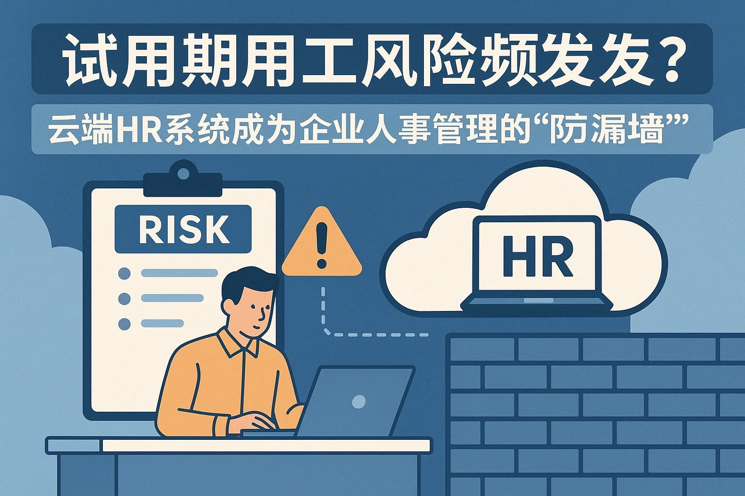试用期用工风险频发？云端HR系统成为企业人事管理的“防漏墙”