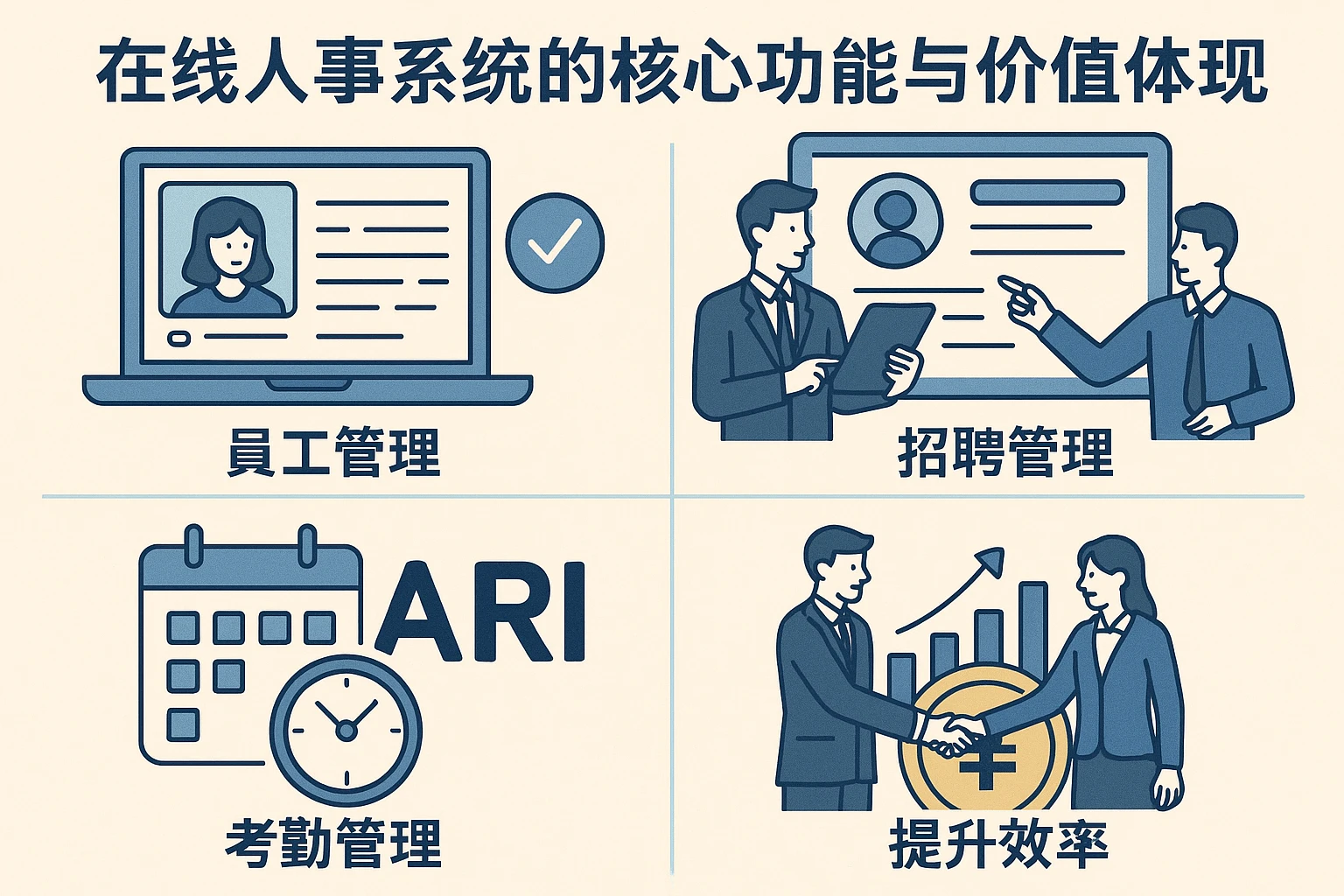在线人事系统的核心功能与价值体现
