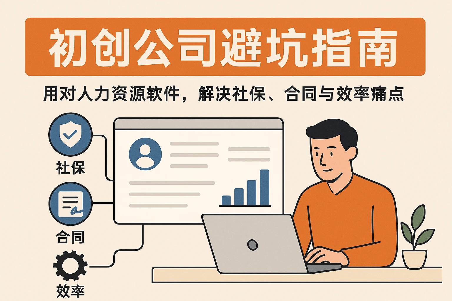 初创公司避坑指南：用对人力资源软件，解决社保、合同与效率痛点