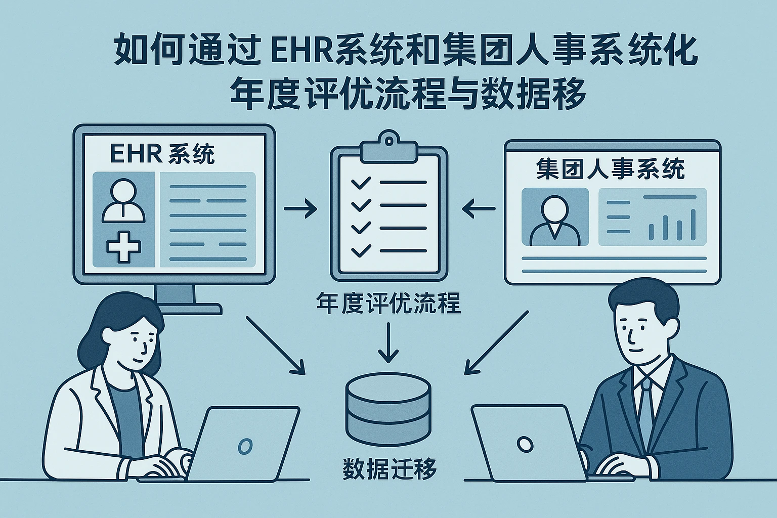 如何通过EHR系统和集团人事系统优化年度评优流程与数据迁移