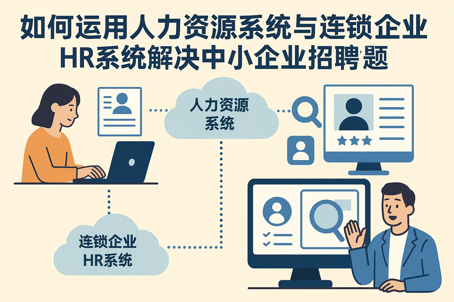 如何运用人力资源系统与连锁企业HR系统解决中小企业招聘难题