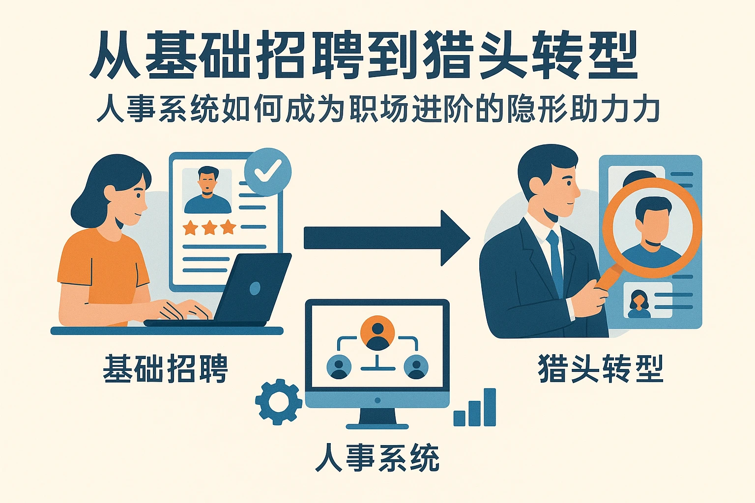从基础招聘到猎头转型：人事系统如何成为职场进阶的隐形助力