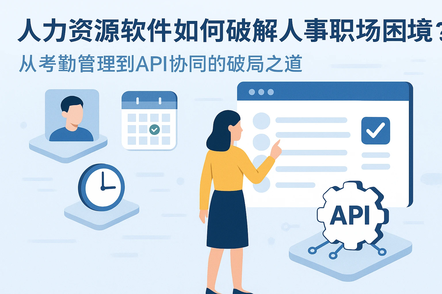 人力资源软件如何破解人事职场困境?从考勤管理到API协同的破局之道