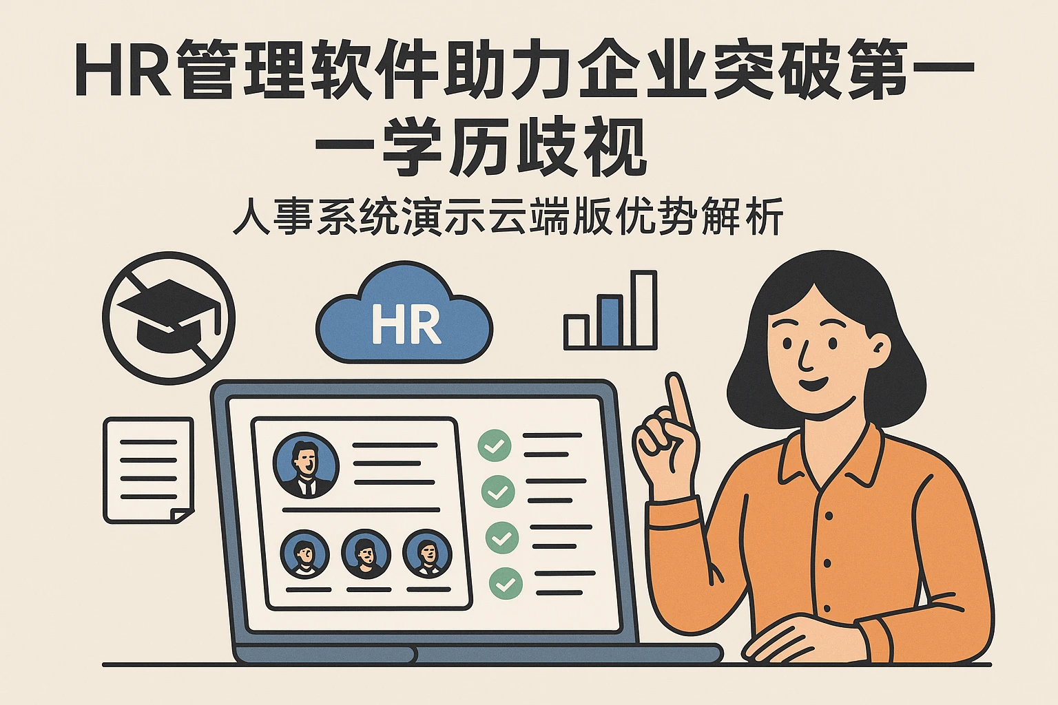 HR管理软件助力企业突破第一学历歧视，人事系统演示云端版优势解析
