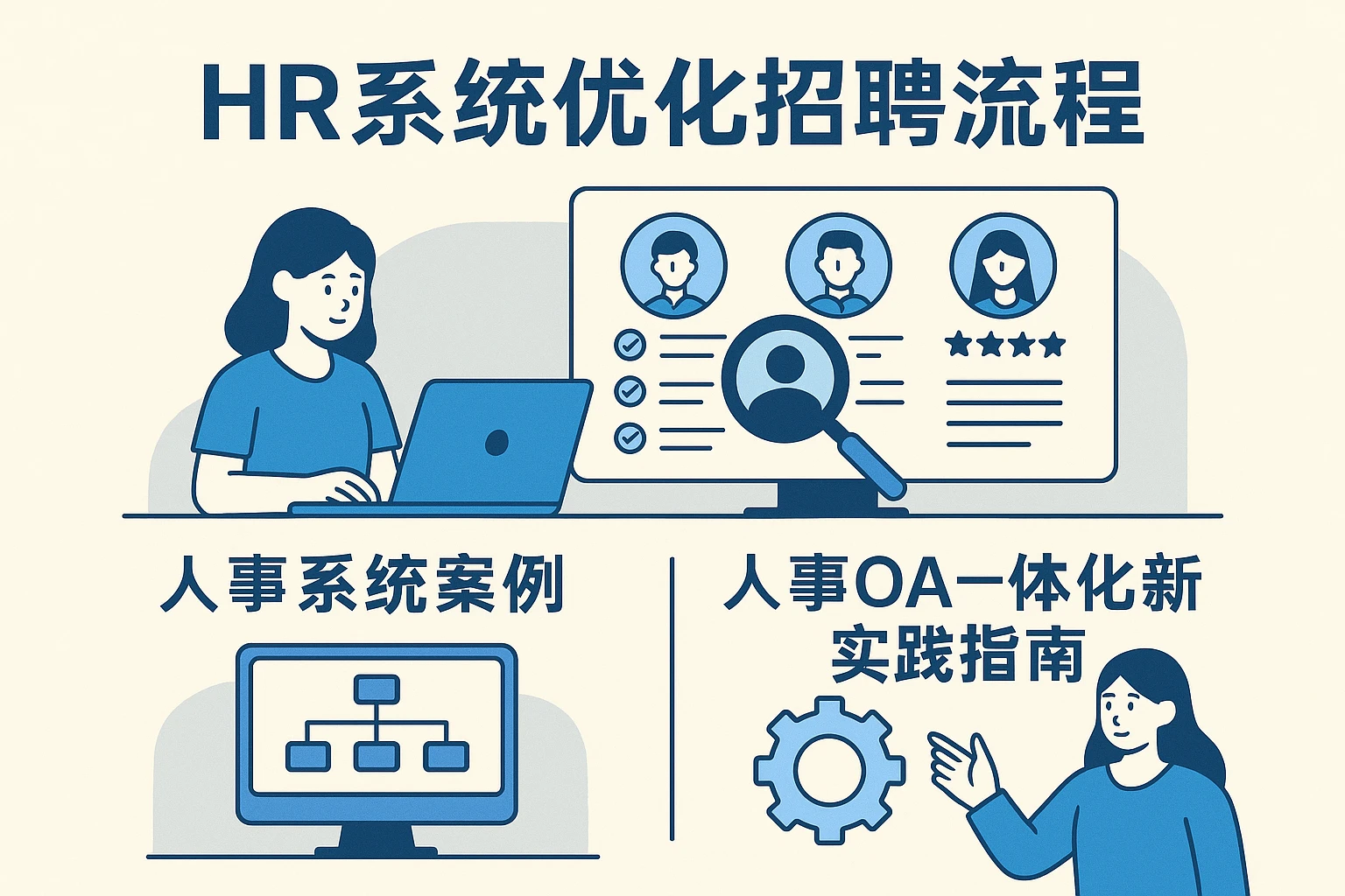 HR系统优化招聘流程:人事系统案例与人事OA一体化系统实践指南