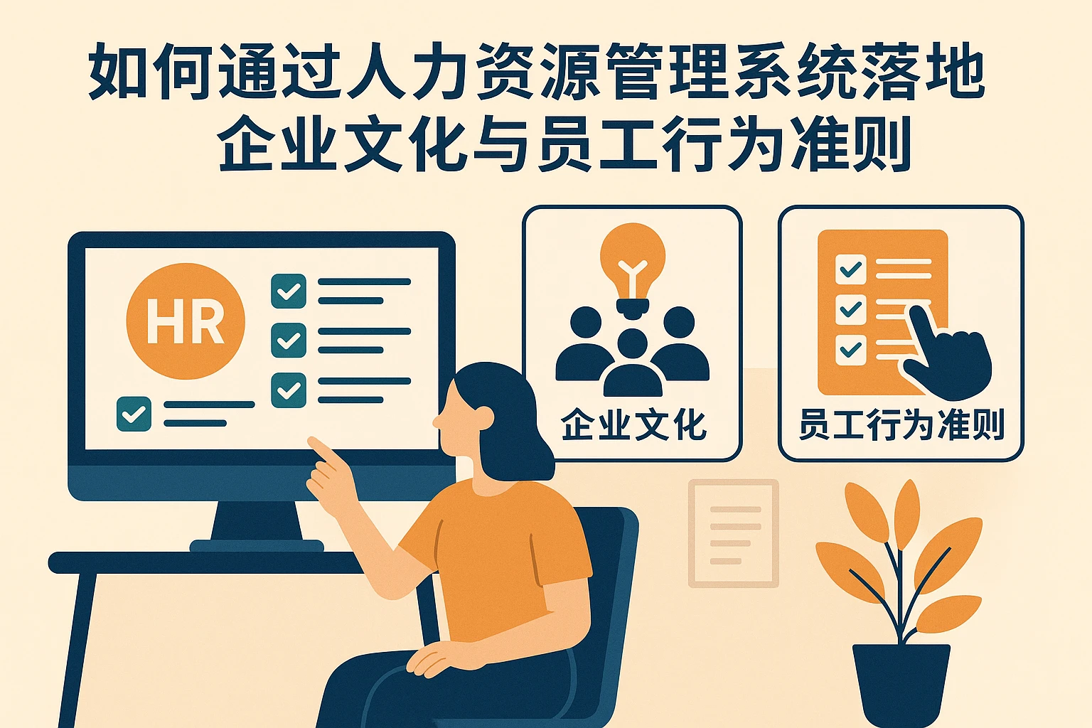 如何通过人力资源管理系统落地企业文化与员工行为准则
