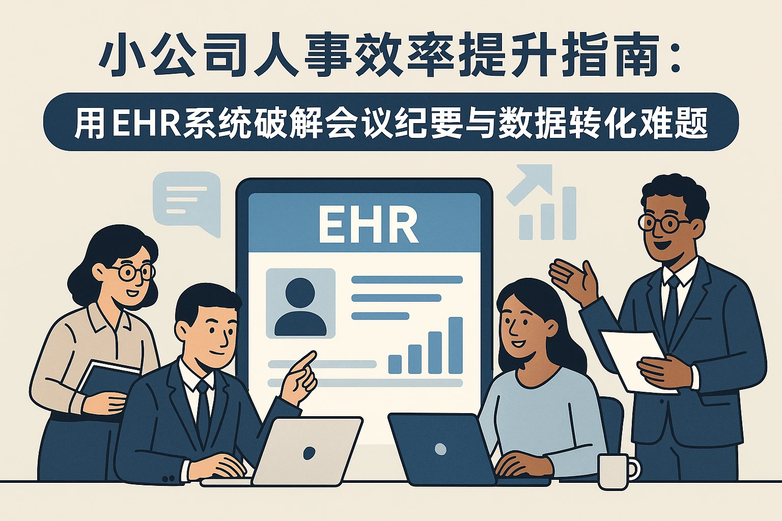 小公司人事效率提升指南：用EHR系统破解会议纪要与数据转化难题