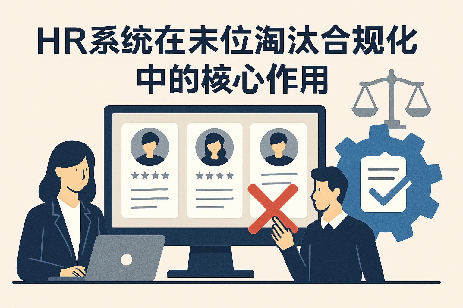 HR系统在末位淘汰合规化中的核心作用