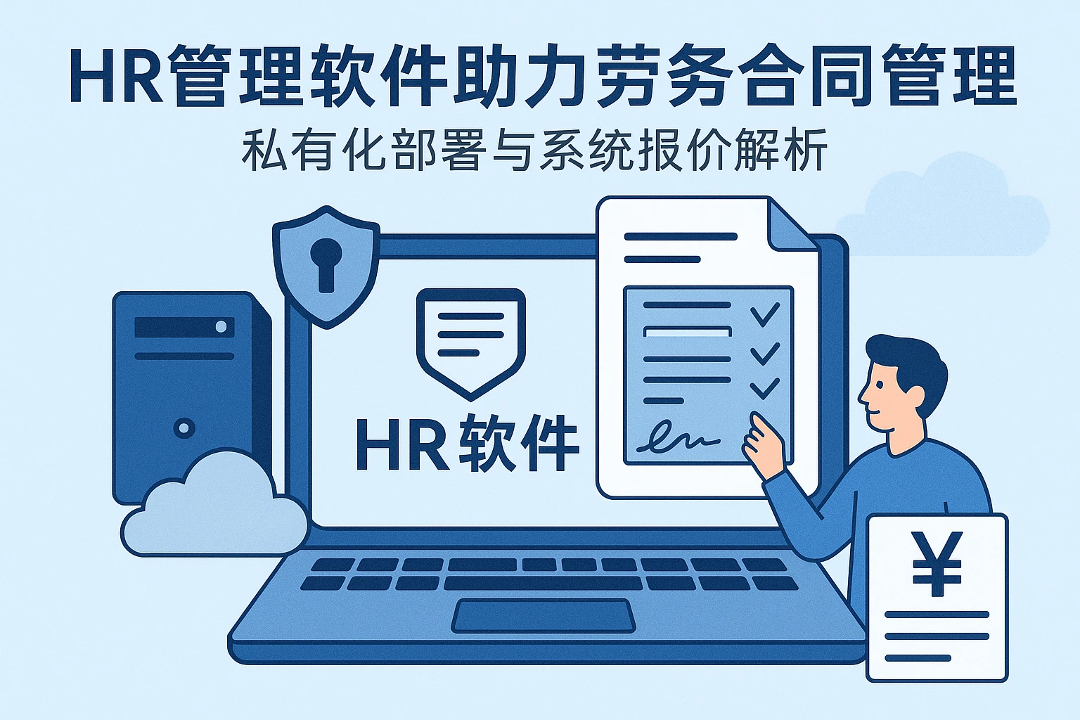 HR管理软件助力劳务合同管理:私有化部署与系统报价解析