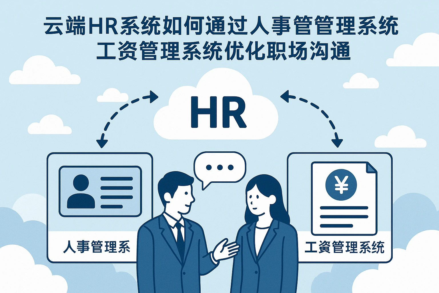 云端HR系统如何通过人事管理系统和工资管理系统优化职场沟通