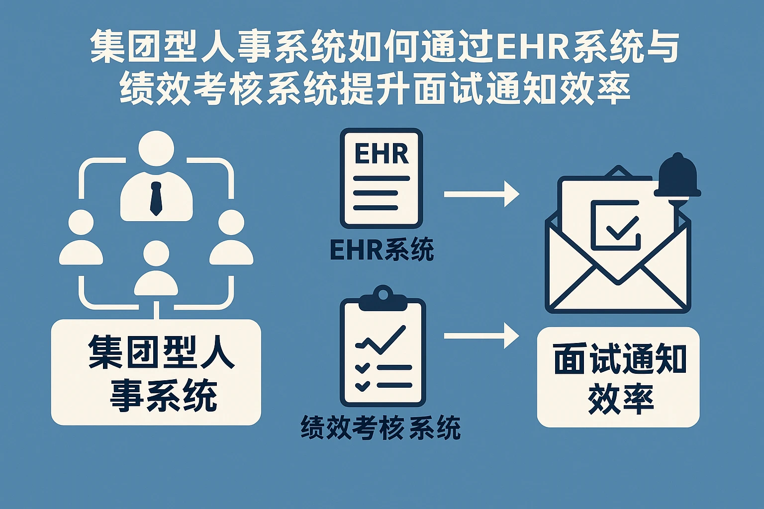 集团型人事系统如何通过EHR系统与绩效考核系统提升面试通知效率