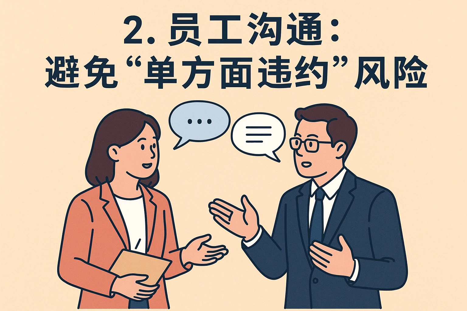 2. 员工沟通：避免“单方面违约”风险