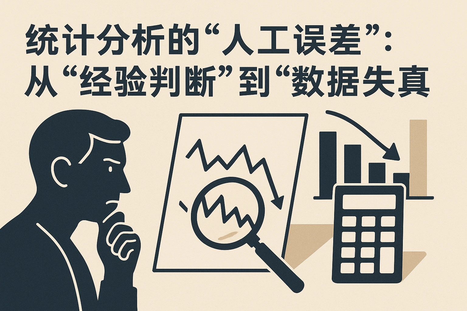 2. 统计分析的“人工误差”:从“经验判断”到“数据失真”