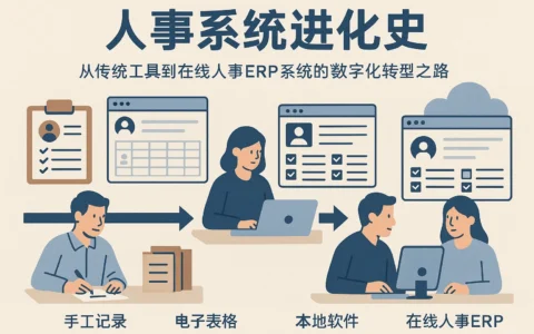 人事系统进化史：从传统工具到在线人事ERP系统的数字化转型之路