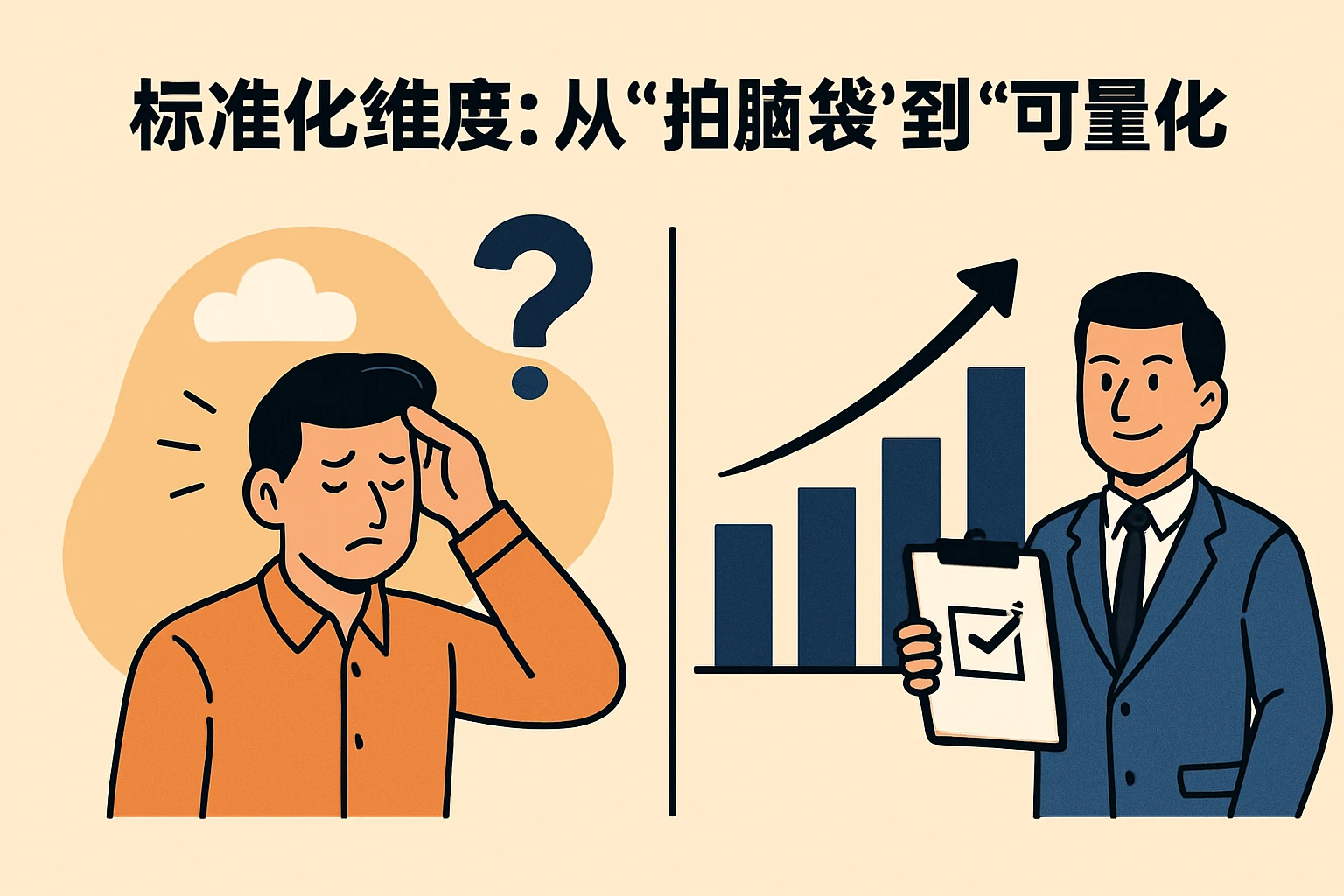 2. 标准化维度：从“拍脑袋”到“可量化”