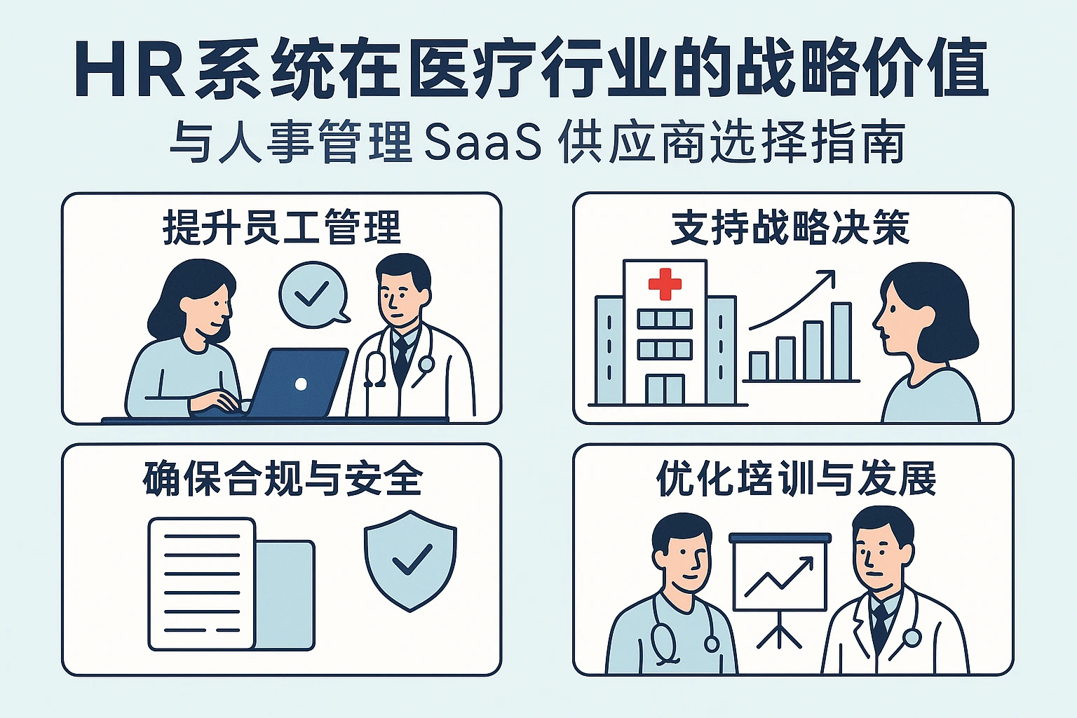 HR系统在医疗行业的战略价值与人事管理SaaS供应商选择指南