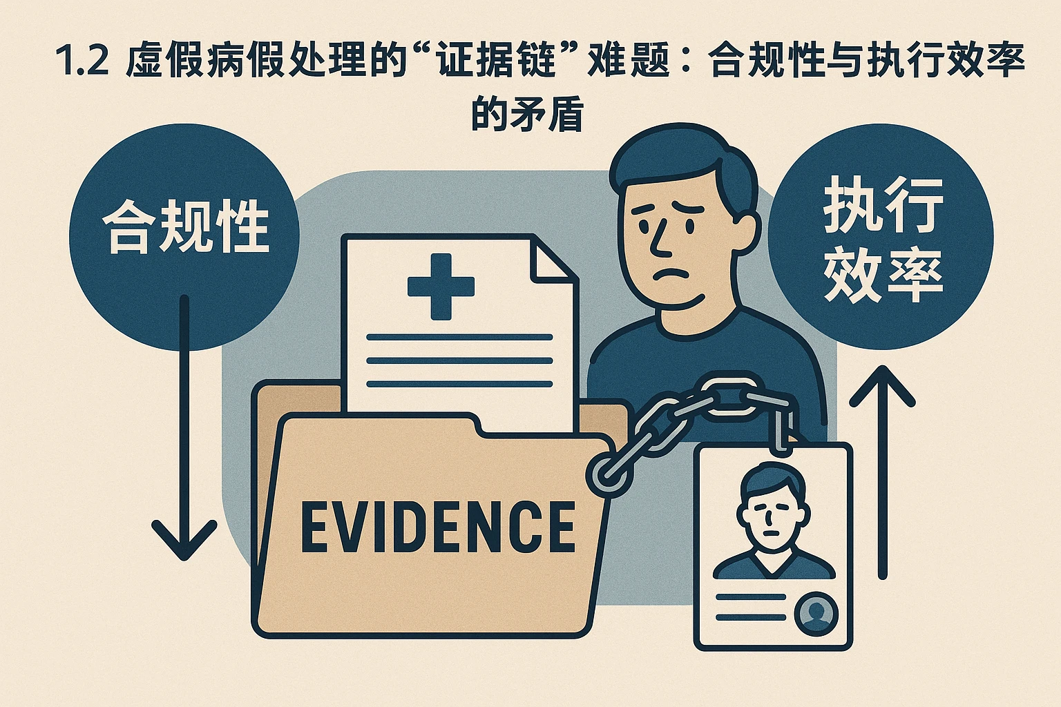 1.2 虚假病假处理的“证据链”难题：合规性与执行效率的矛盾