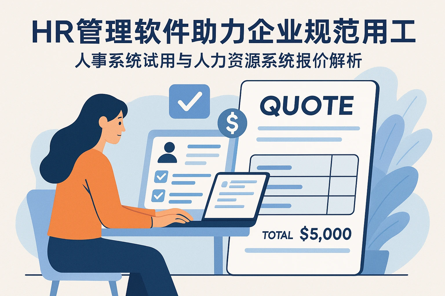 HR管理软件助力企业规范用工:人事系统试用与人力资源系统报价解析