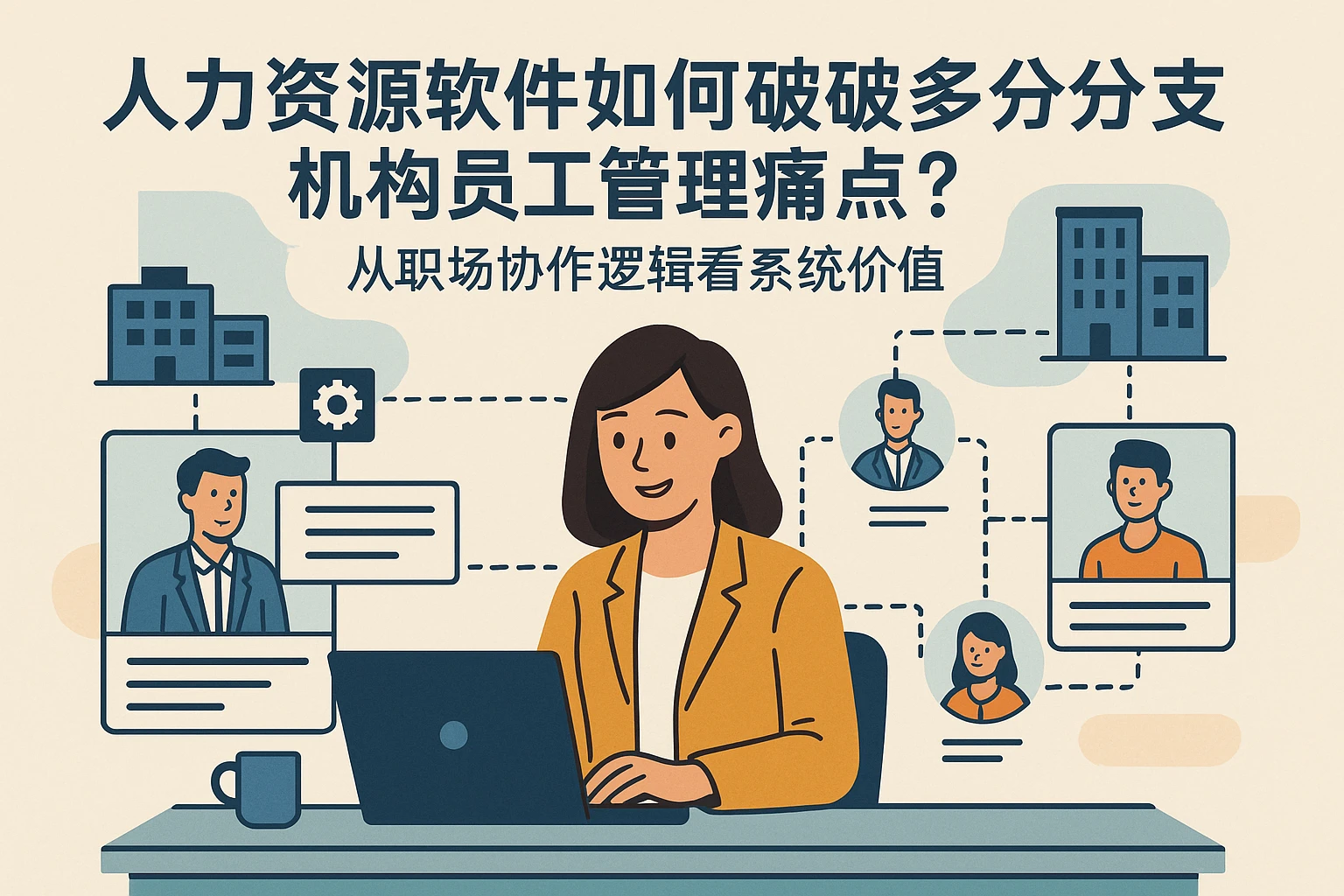 人力资源软件如何破解多分支机构员工管理痛点？从职场协作逻辑看系统价值