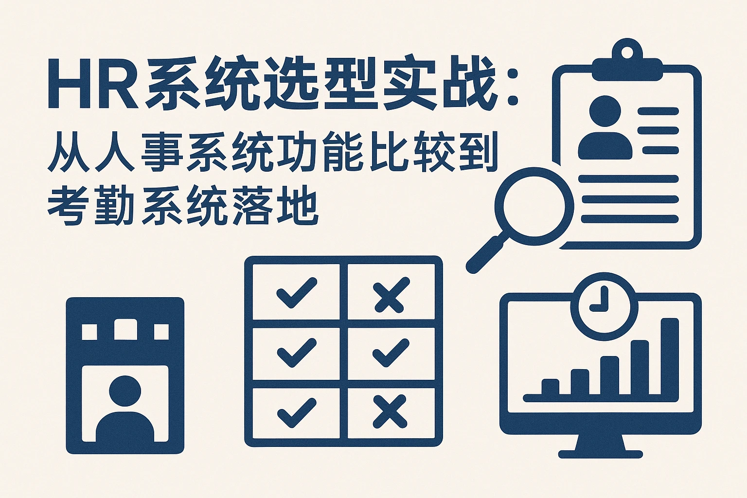 HR系统选型实战:从人事系统功能比较到考勤系统落地