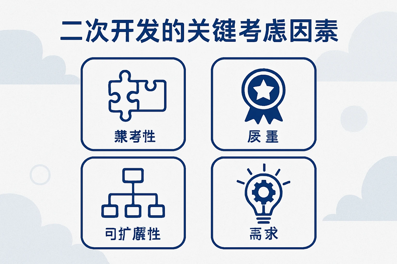 二次开发的关键考虑因素
