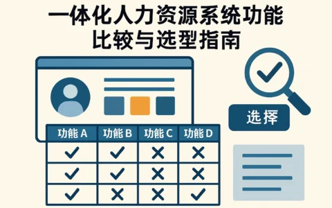 一体化人力资源系统功能比较与选型指南