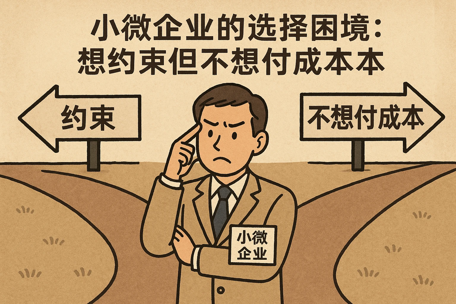 2. 小微企业的选择困境：想约束但不想付成本