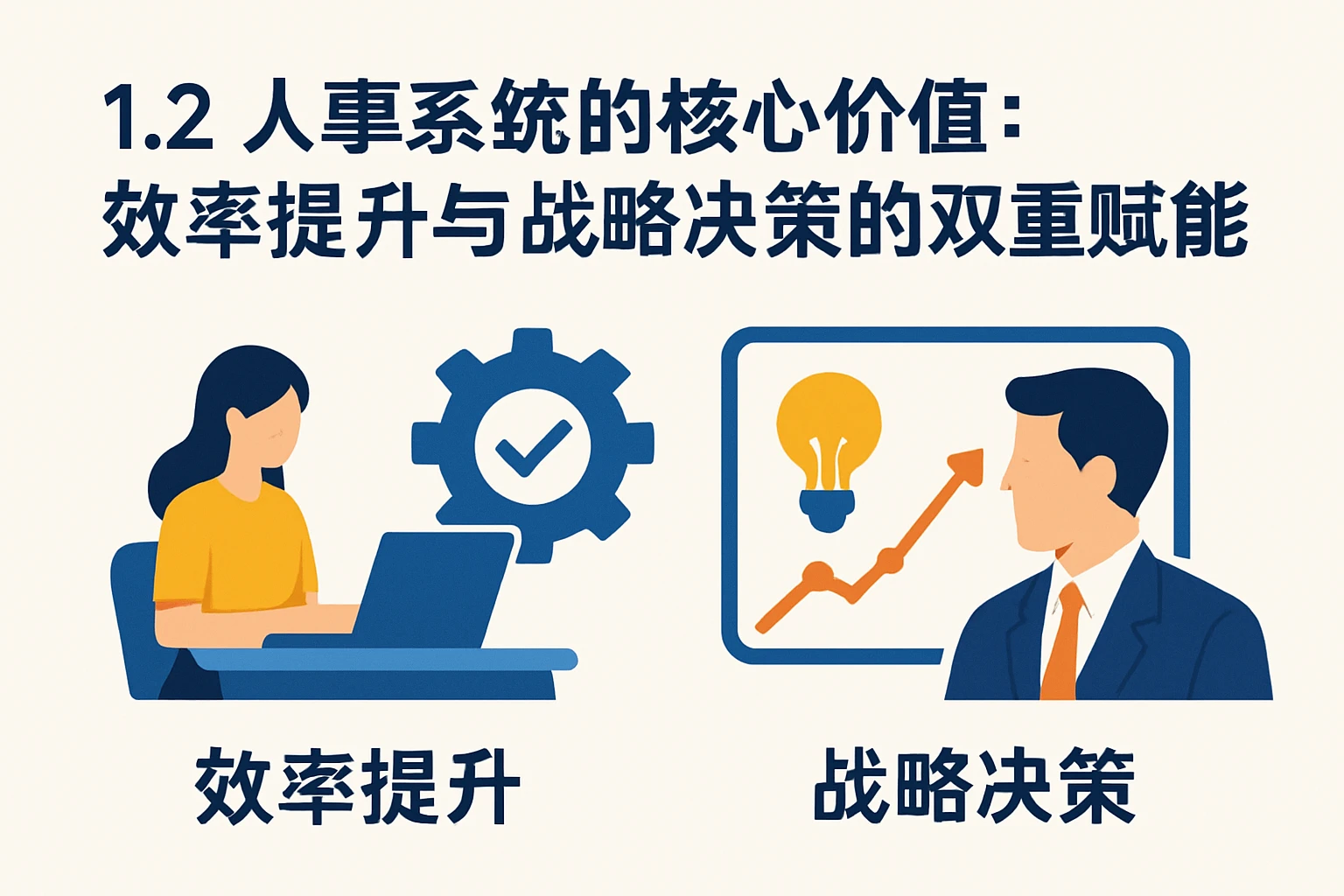1.2 人事系统的核心价值:效率提升与战略决策的双重赋能