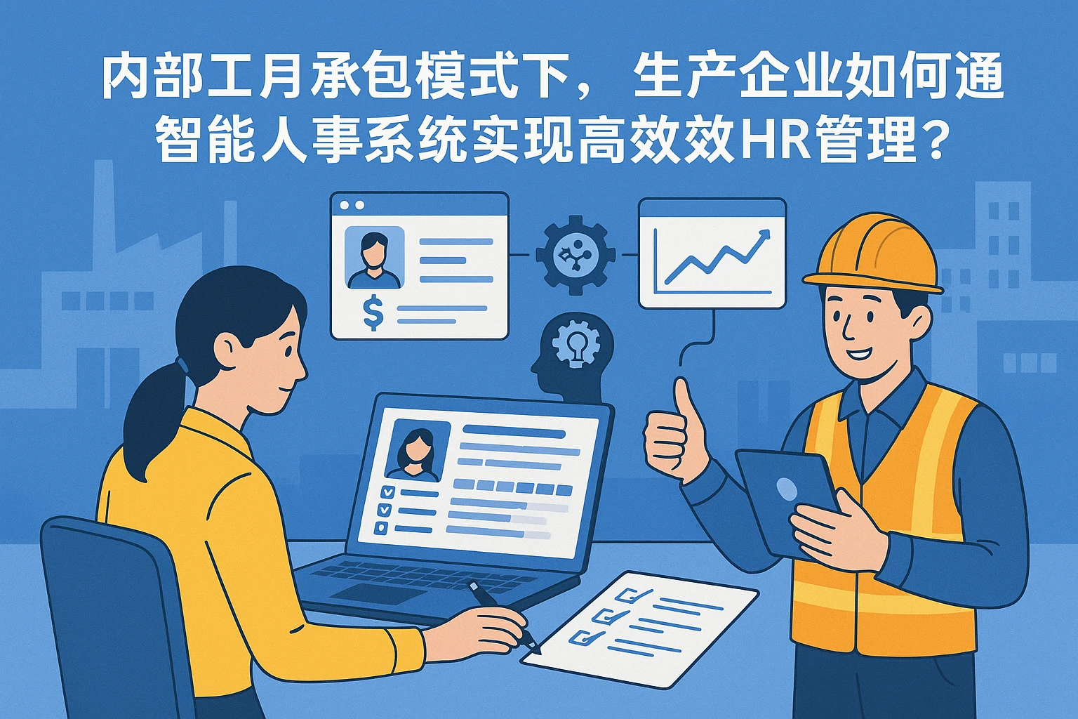 内部员工承包模式下，生产企业如何通过智能人事系统实现高效HR管理？