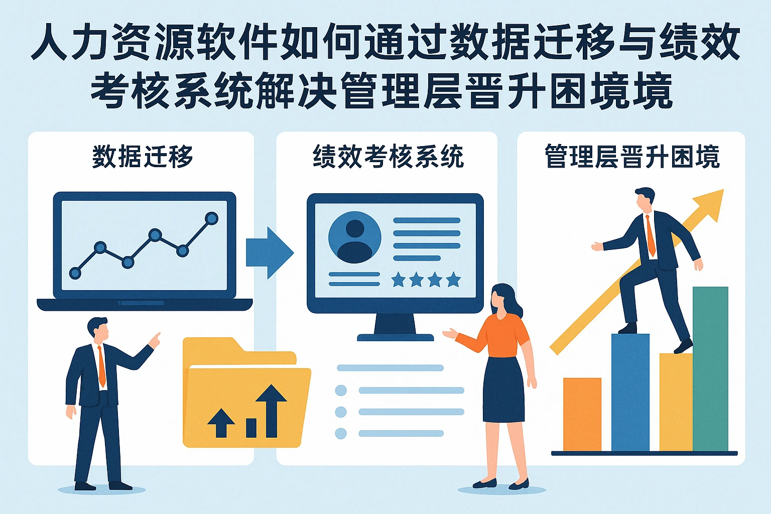 人力资源软件如何通过数据迁移与绩效考核系统解决管理层晋升困境