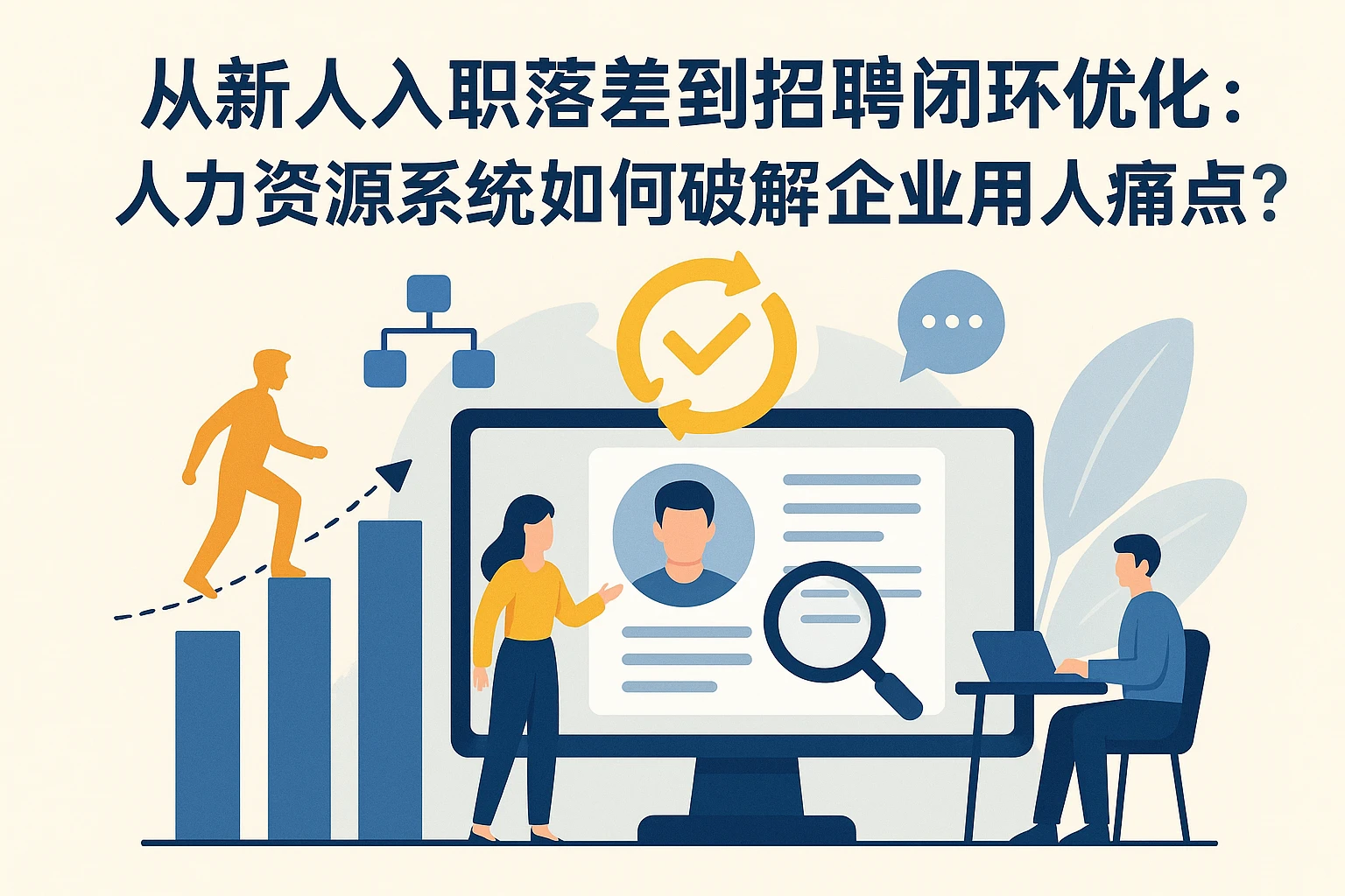 从新人入职落差到招聘闭环优化:人力资源系统如何破解企业用人痛点?