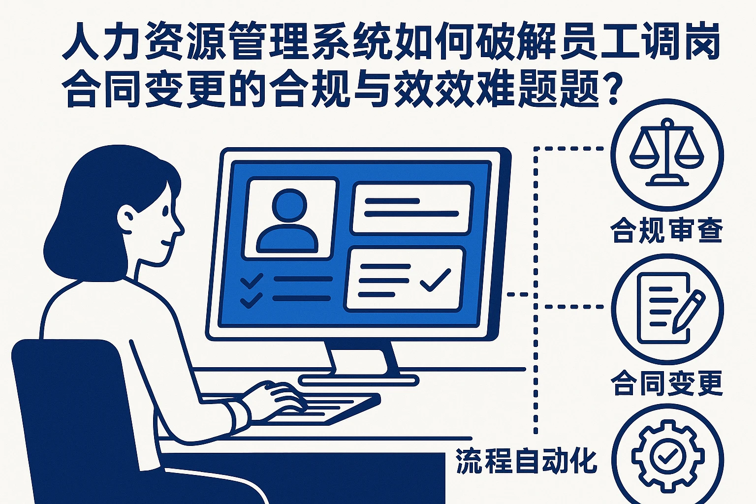 人力资源管理系统如何破解员工调岗合同变更的合规与效率难题?