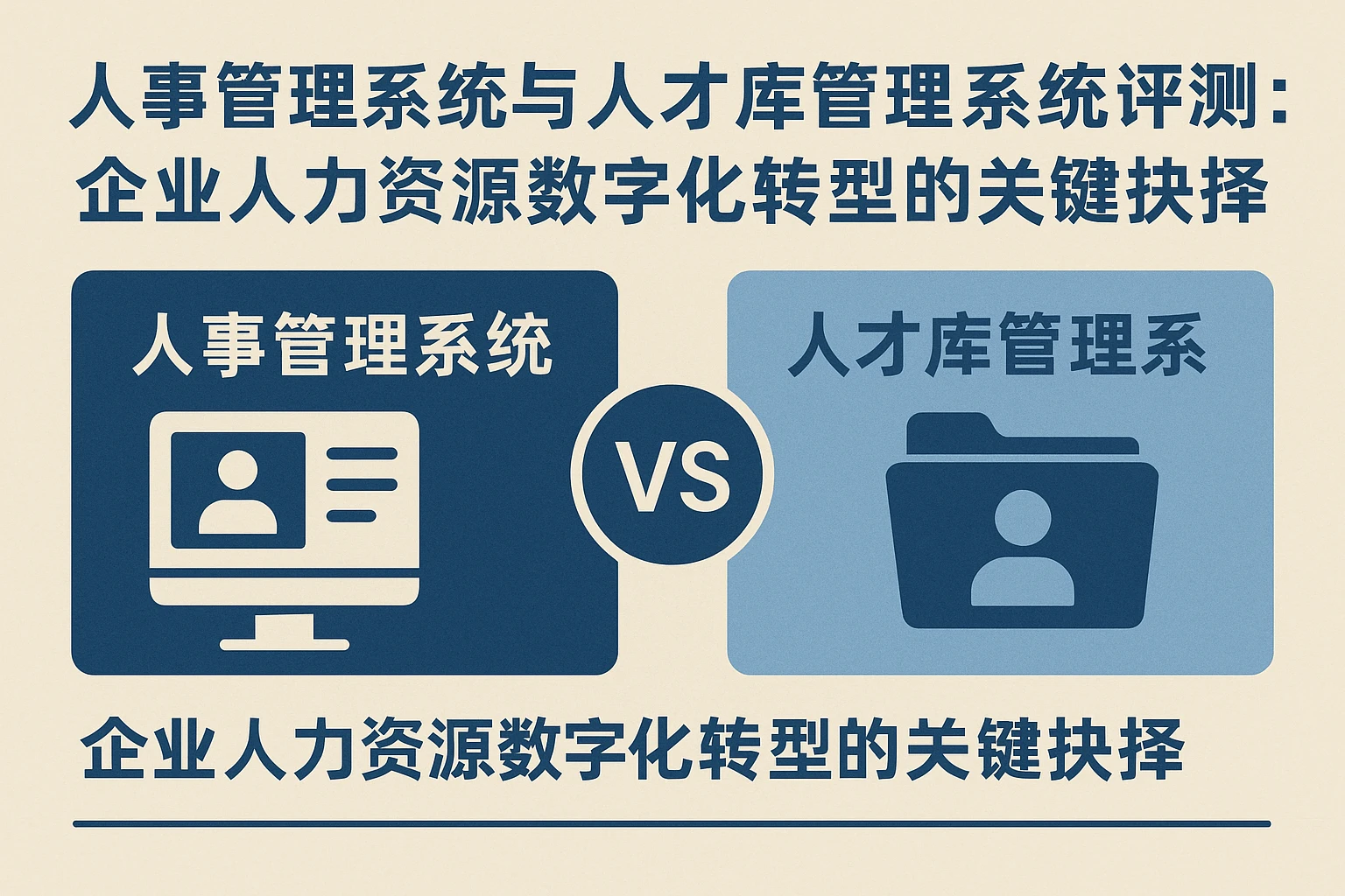 人事管理系统与人才库管理系统评测:企业人力资源数字化转型的关键抉择