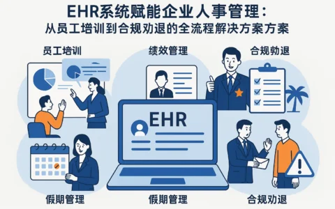 EHR系统赋能企业人事管理:从员工培训到合规劝退的全流程解决方案