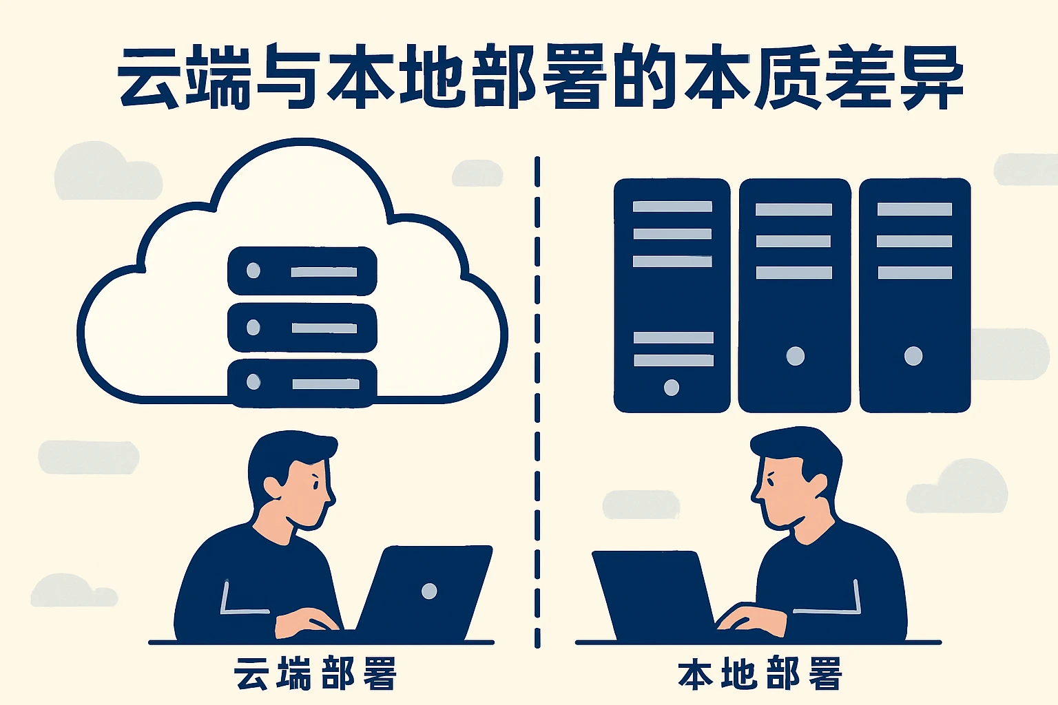 1. 云端与本地部署的本质差异