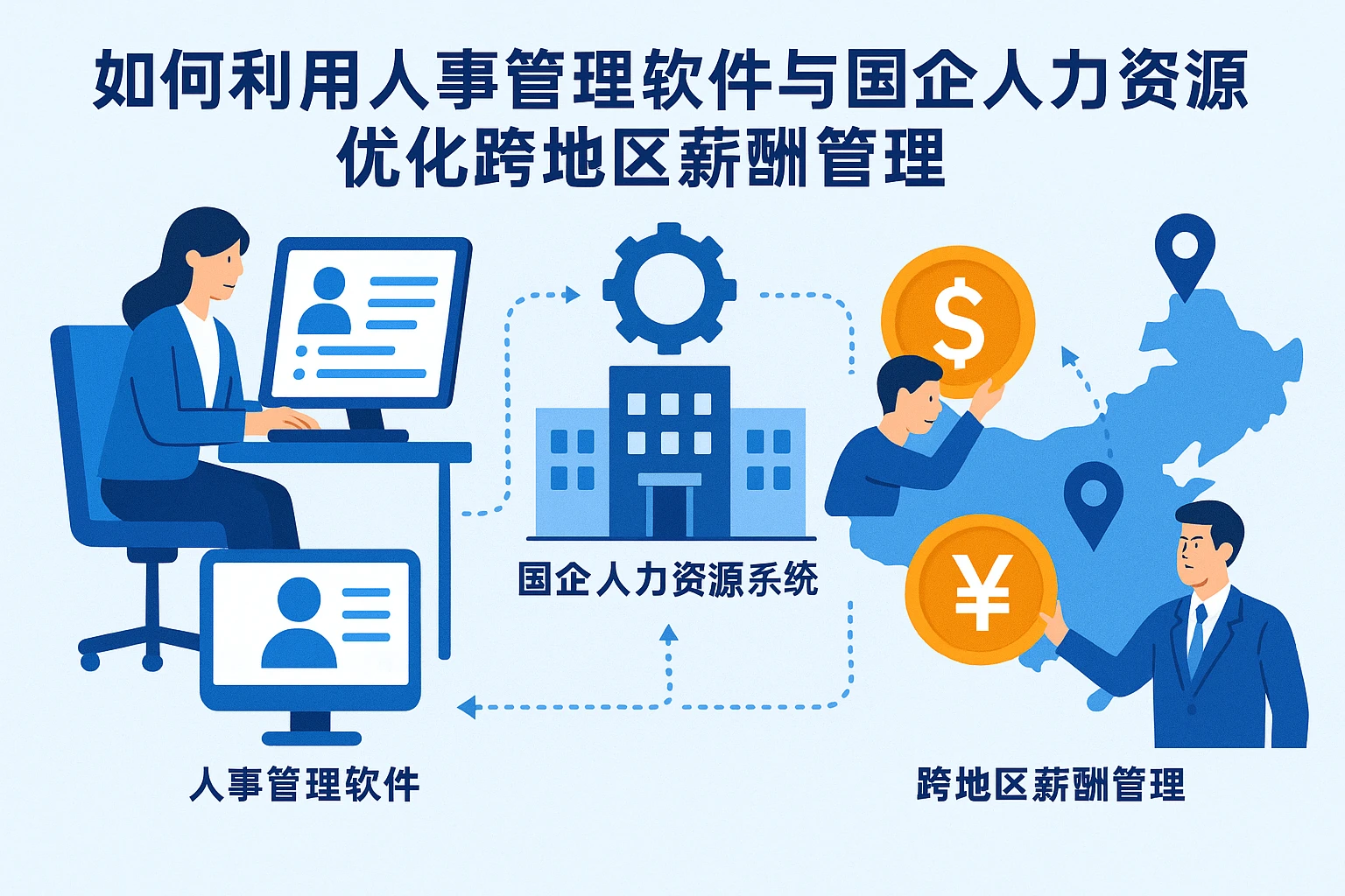 如何利用人事管理软件与国企人力资源系统优化跨地区薪酬管理