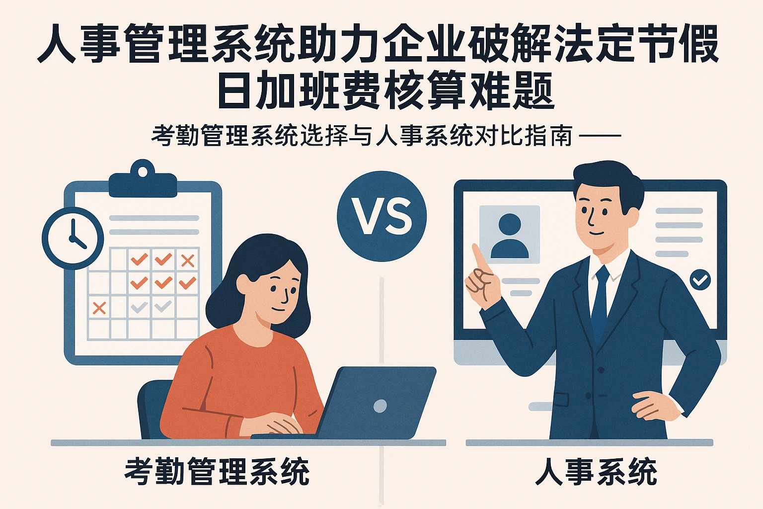 人事管理系统助力企业破解法定节假日加班费核算难题——考勤管理系统选择与人事系统对比指南