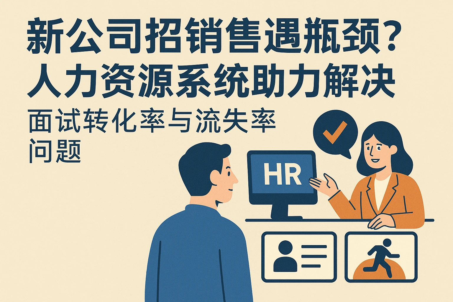 新公司招销售遇瓶颈？人力资源系统助力解决面试转化率与流失率问题
