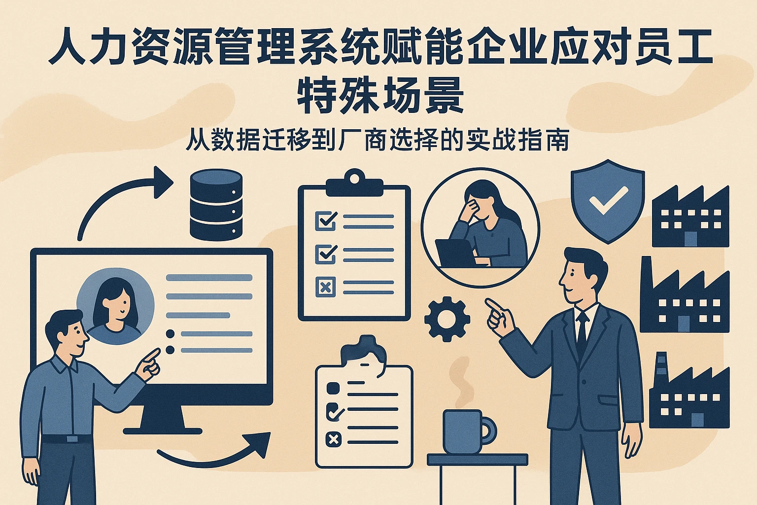 人力资源管理系统赋能企业应对员工特殊场景：从数据迁移到厂商选择的实战指南