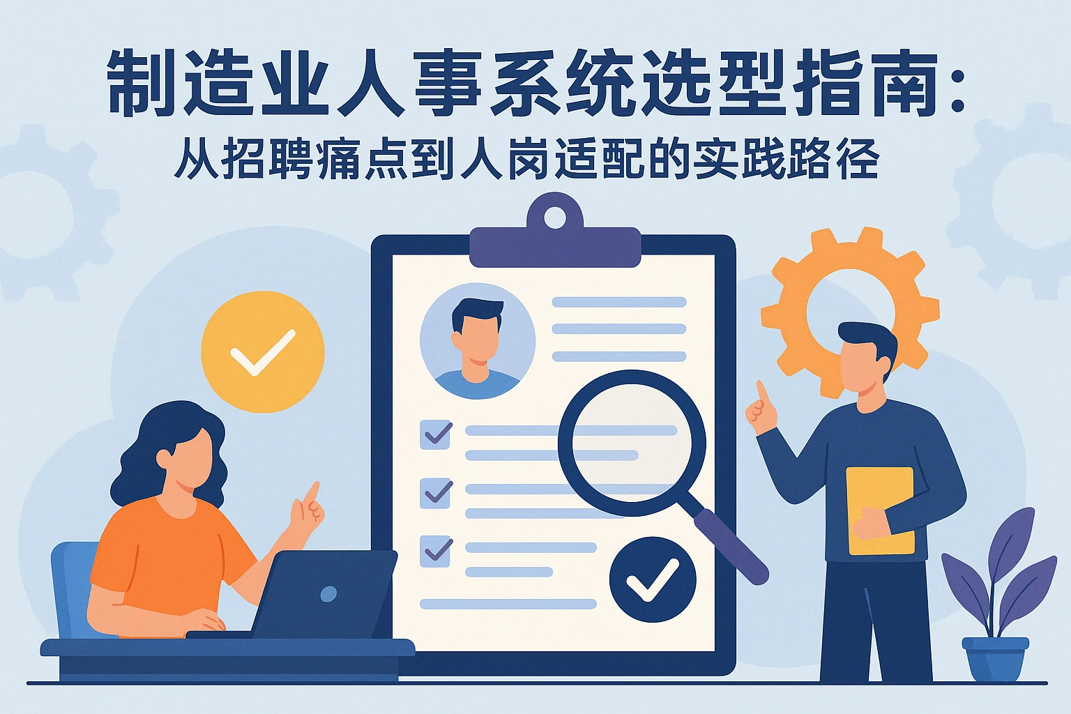 制造业人事系统选型指南：从招聘痛点到人力总适配的实践路径